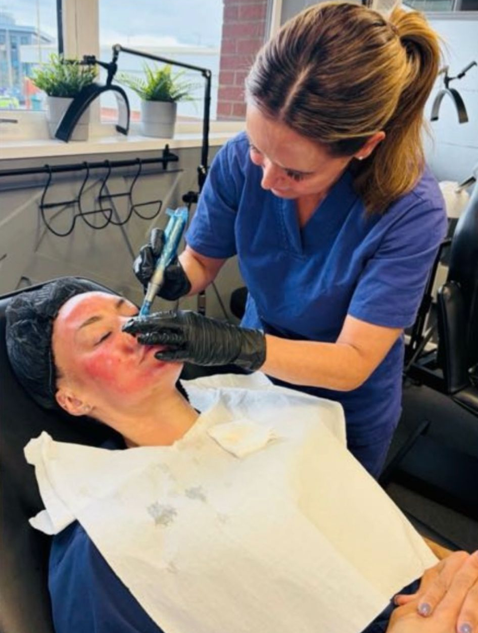 Booster injection facial procedure by Caroline Gillott from Aesthetic Atelier